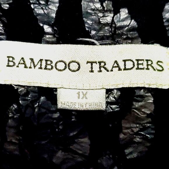 HOST PICK Bamboo Traders Black Leopard Print Boxy Long Sleeve Jacket - Picture 8 of 9